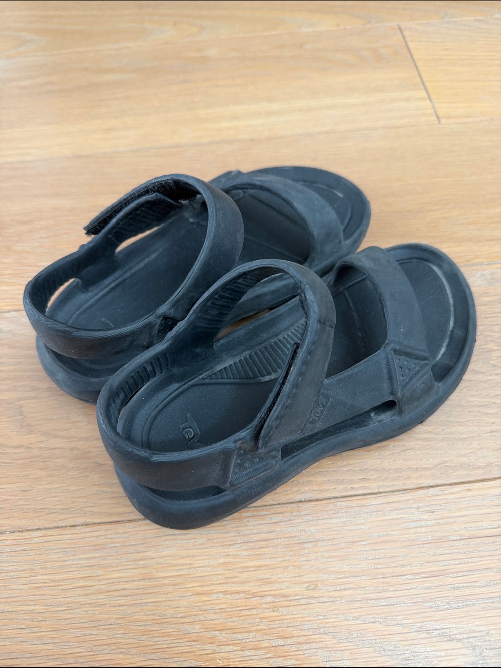 Teva Kids Black Sandals - Sturdy Grip Soles